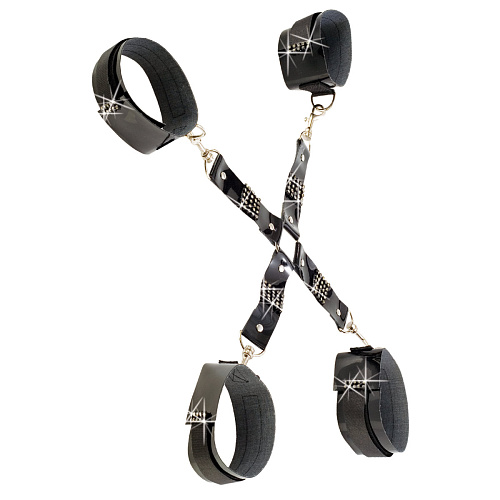 Бондаж с кристаллами Bound By Diamonds California Exotic Novelties SE-2659-10-3