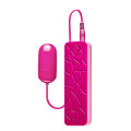 Ярко-розовое виброяйцо NMC VIBRATING MINI BULLET 10FUNCTIONS 111885