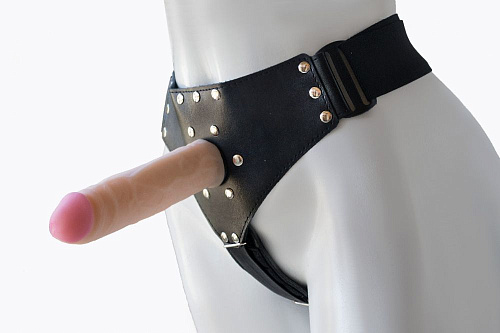 Женский мягкий пояс с насадкой LOVETOY (А-Полимер) Экзотик-ALICE 981200 (18,2 см)