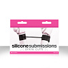 Чёрные силиконовые фиксаторы для ног Silicone Submissions Ankle Cuffs NS Novelties NSN-1240-23