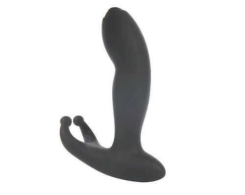 Чёрный массажёр простаты с вибрацией Bior toys Activator Of Male Power SEM-55054