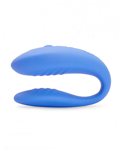 Голубой вибромассажёр для пар We-vibe Match W-V-Match