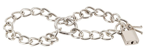 Металлические наручники-цепь Bad Kitty Metal Handcuffs Orion 2090040 6001