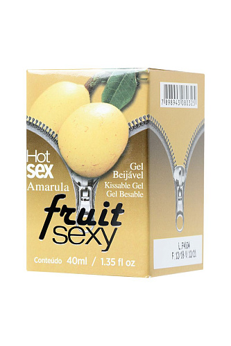 Массажное масло с ароматом ликера и разогревающим эффектом INTT FRUIT SEXY Amarula FS02 (40 мл)