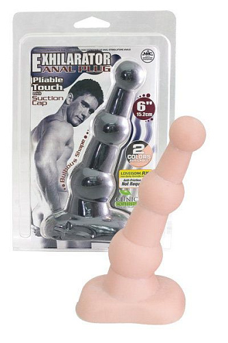 Анальная втулка телесного цвета NMC 111231 (15,2 см)