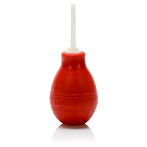 Красный анальный душ со светящящейся в темноте насадкой California Exotic Novelties SE-0379-11-3