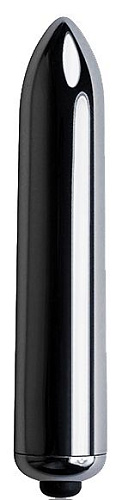 Чёрный стимулятор простаты с вибрацией Rocks-Off Big Boy E21998