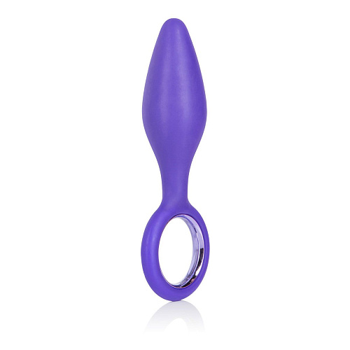Фиолетовая анальная пробка California Exotic Novelties Booty Call Booty Slider SE-0394-30-2 (10,3 см)