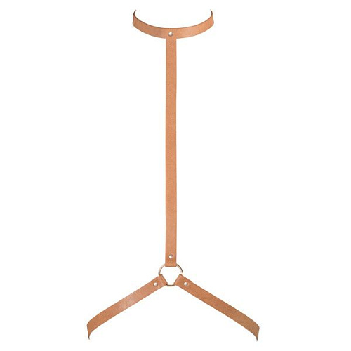 Бежевая упряжь Bijoux Indiscrets MAZE I HARNESS 0220