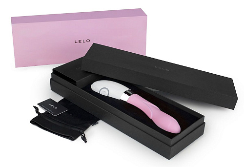 Розовый, украшенный лепестками вибратор Lelo Iris Pink LEL0411 (22 см)