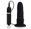 Чёрная анальная пробка California Exotic Novelties 10-Function Adonis Vibrating Probes SE-0404-10-3 (14 см)