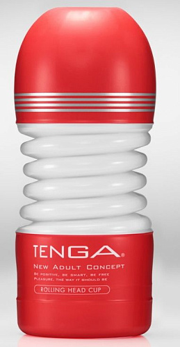 Красный мастурбатор Tenga Rolling Head Cup TOC-203