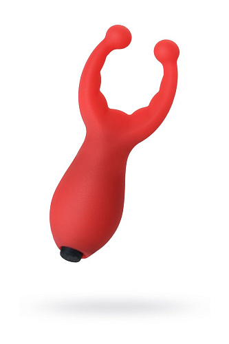 Красный мини-вибратор Штучки-дрючки «Штучка» 690002
