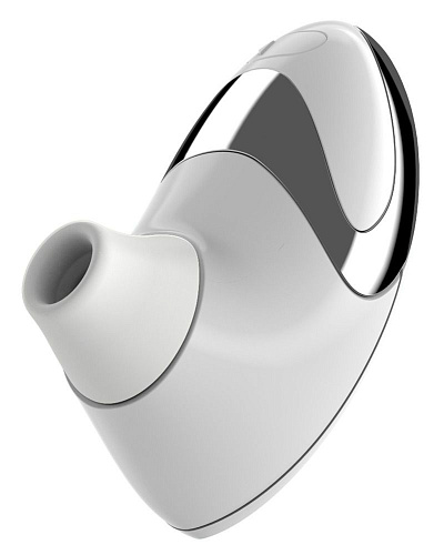 Белоснежный вакуумный стимулятор клитора с двумя сменными насадками Womanizer W500 Pro 0584339