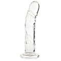 Прозрачный стеклянный фаллоимитатор Sexus 912176