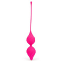 Ярко-розовые вагинальные шарики со смещённым центром тяжести Bior toys CSM-23134