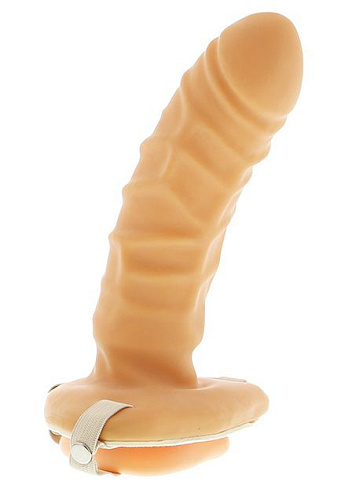 Полый телесный фаллопротез на ремнях Seven Creations 3042 BX GP