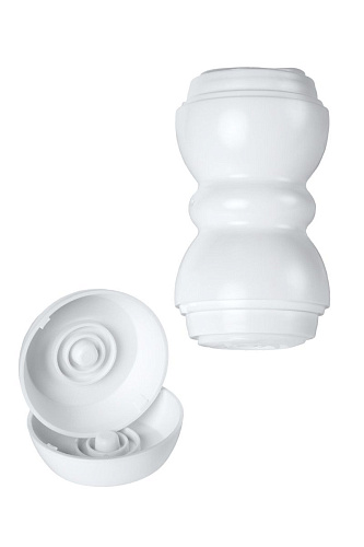 Двусторонний мастурбатор желтого цвета Men sMax Smart Double ET04