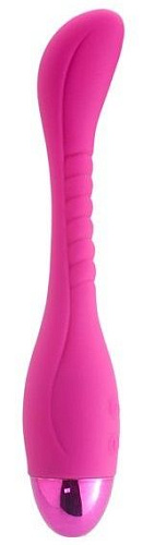Розовый вибратор Howells INDULGENCE Slender G Vibe 174218pink (21 см)
