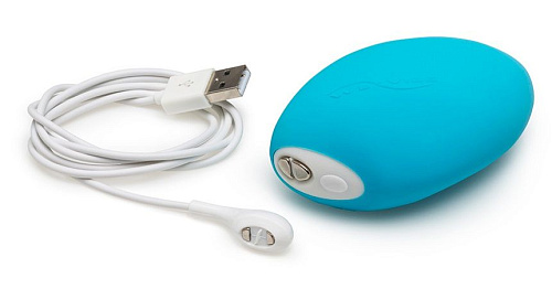 Голубой вибромассажёр We-vibe Wish-Blue