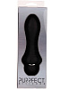 Чёрный вибромассажёр для анальной стимуляции Dream Toys PURRFECT SILICONE ANAL VIBRATOR BLACK 20792 (12,7 см)