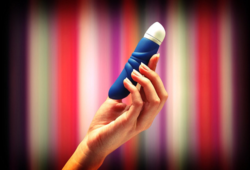 Синий мини-вибратор Fun Factory Jam 18651 (12,7 см)