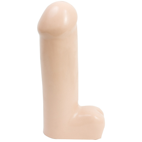 Телесный фаллоимитатор Doc Johnson Giant Cock With Balls 0236-01-BU (28 см)