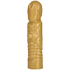 Золотистый фаллоимитатор «Железного Человека» Doc Johnson SUPER HUNG HEROES Rock Hard Man 8900-04-BX (20 см)