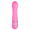 Розовый мини-вибратор со стразами EDC Wholesale Diamond Vibrator ET089PNK (11,4 см)