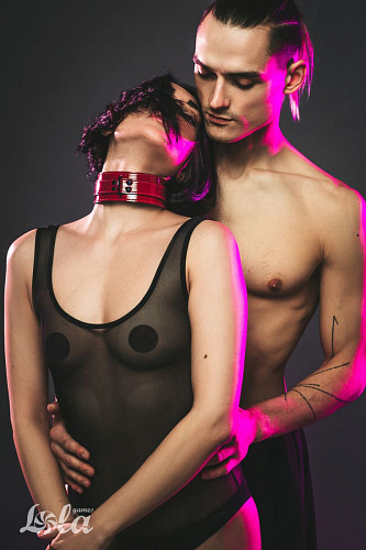 Бордовый ошейник Lola toys Eccentric 1092-01lola