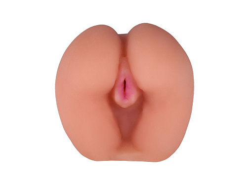 Нежная упругая попка из киберкожи в телесном цвете LOVETOY (А-Полимер) 657401