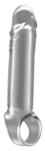 Прозрачная удлиняющая насадка Shots Media BV Stretchy Penis Extension No.31 SON031TRA