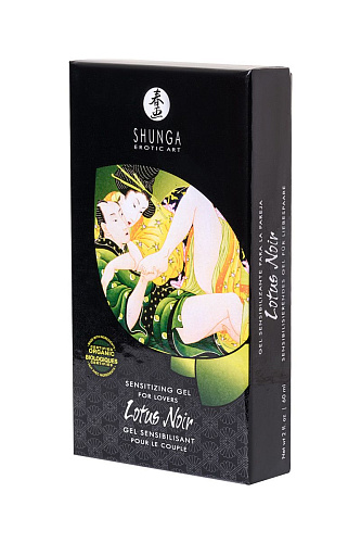 Интимный гель для пар, усиливающий наслаждение, Lotus Noir - 60 мл. Shunga 5600