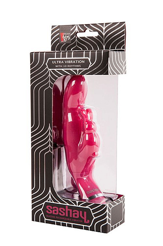 Розовый вибратор Dream Toys SASHAY VIBRATOR BUNNY I -21187 (18 см)