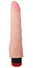 Реалистичный вибромассажёр телесного цвета из неоскин LOVETOY (А-Полимер) 800100 (20 см)