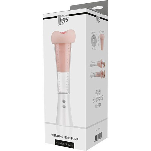 Автоматическая вакуумная помпа Dream Toys VIBRATING PENIS PUMP 21580