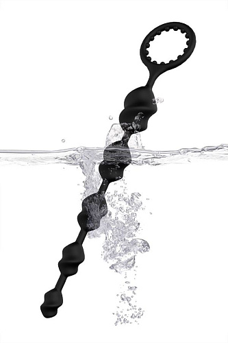 Чёрная анальная цепочка S-HANDE Lala SHD-033 (23,1 см)