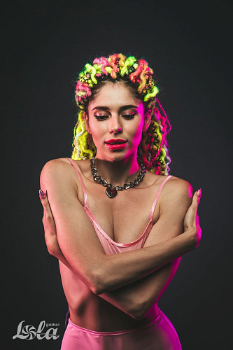 Серебристый ошейник с ключиком Lola toys Embrace 1093-01lola