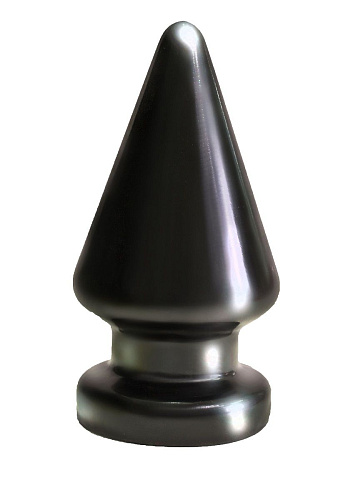Чёрный плаг-массажёр для анальной стимуляции LOVETOY (А-Полимер) MAGNUM 420300 (18 см)