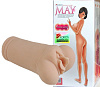 Мастурбатор-вагина телесногоо цвета без вибрации KOKOS May M04-001-003