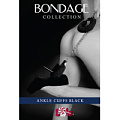 Чёрные меховые кандалы Lola toys BONDAGE 1020-01lola