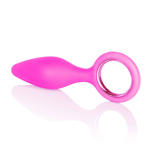Розовая анальная пробка California Exotic Novelties Booty Call Booty Slider SE-0394-20-2 (10,3 см)