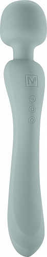 Мятный перезаряжаемый жезловый вибратор Shots Media BV Flowing MJU003MNT