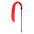 Плеть с красными силиконовыми хвостами EDC Wholesale Red Silicone Tickler ET243RED (45 см)