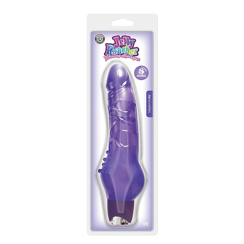 Фиолетовый вибратор NS Novelties Jelly Rancher 8 Vibrating Massager NSN-0443-25 (23,4 см)