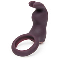 Фиолетовое эрекционное виброкольцо Fifty Shades of Grey Lost in Each Other Rechargeable Rabbit Love Ring FS-69141