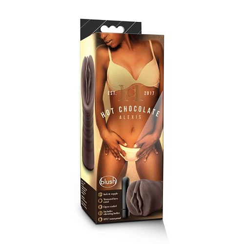 Коричневый мастурбатор-вагина Blush Novelties Alexis BL-73506