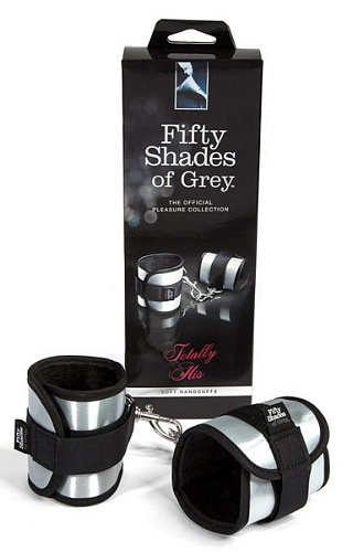 Серо-чёрные наручи Fifty Shades of Grey Totally His FS-52413