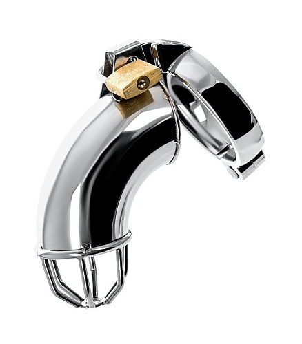 Стальной мужской пояс верности ToyFa Metal 717201