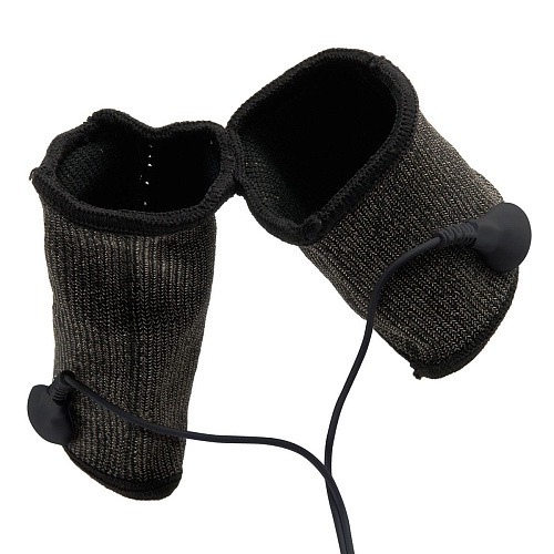 Чёрный электростимулятор для пениса и мошонки Pipedream Shock Therapy Cock Sock PD3724-08